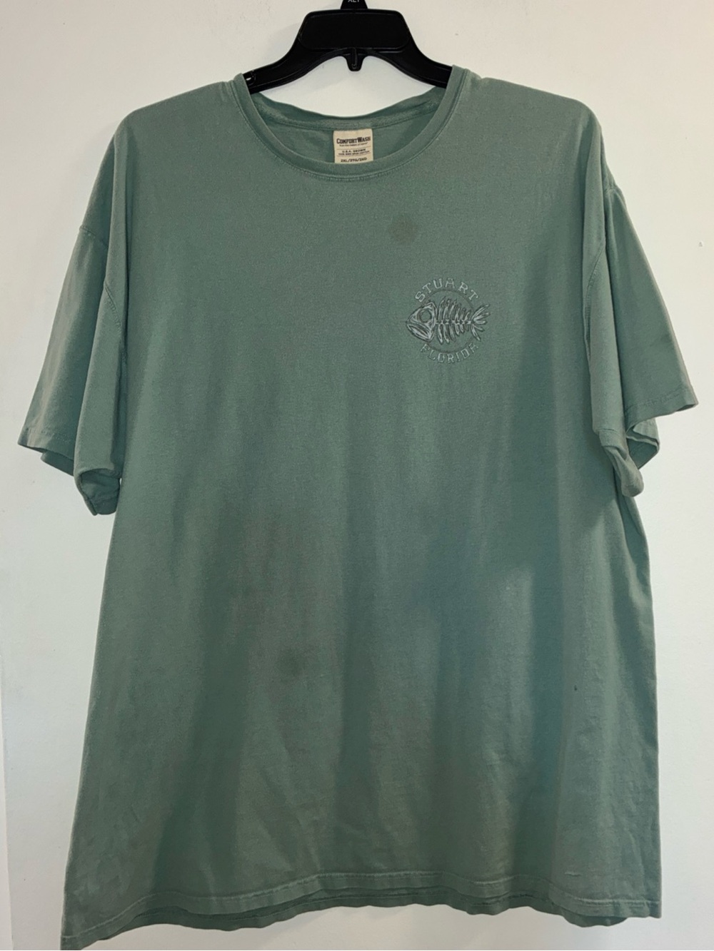 Relaxed Sage Green Short Sleeve Tee by Comfort Wash